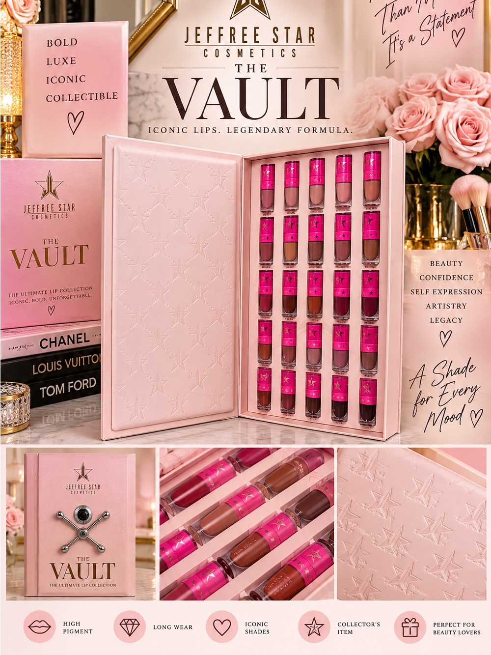 Jeffree Star
NUDE LIQUID LIPSTICK VAULT